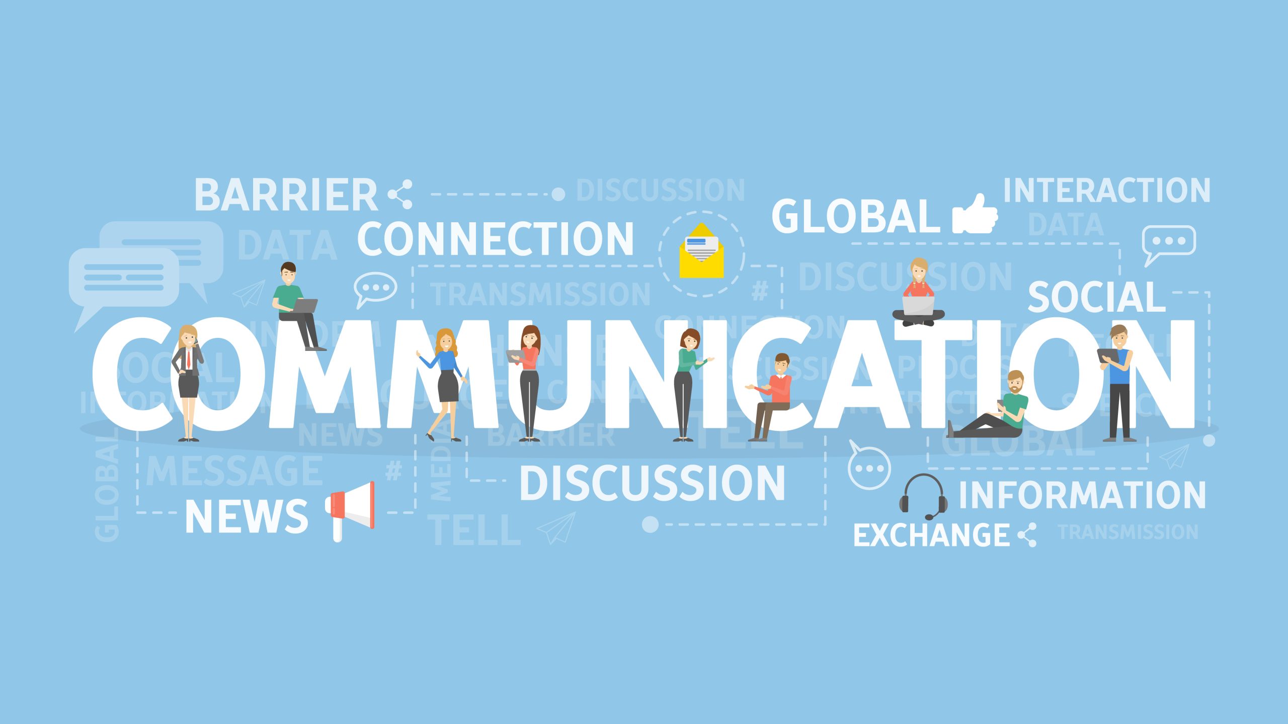 Communication concept illustration.