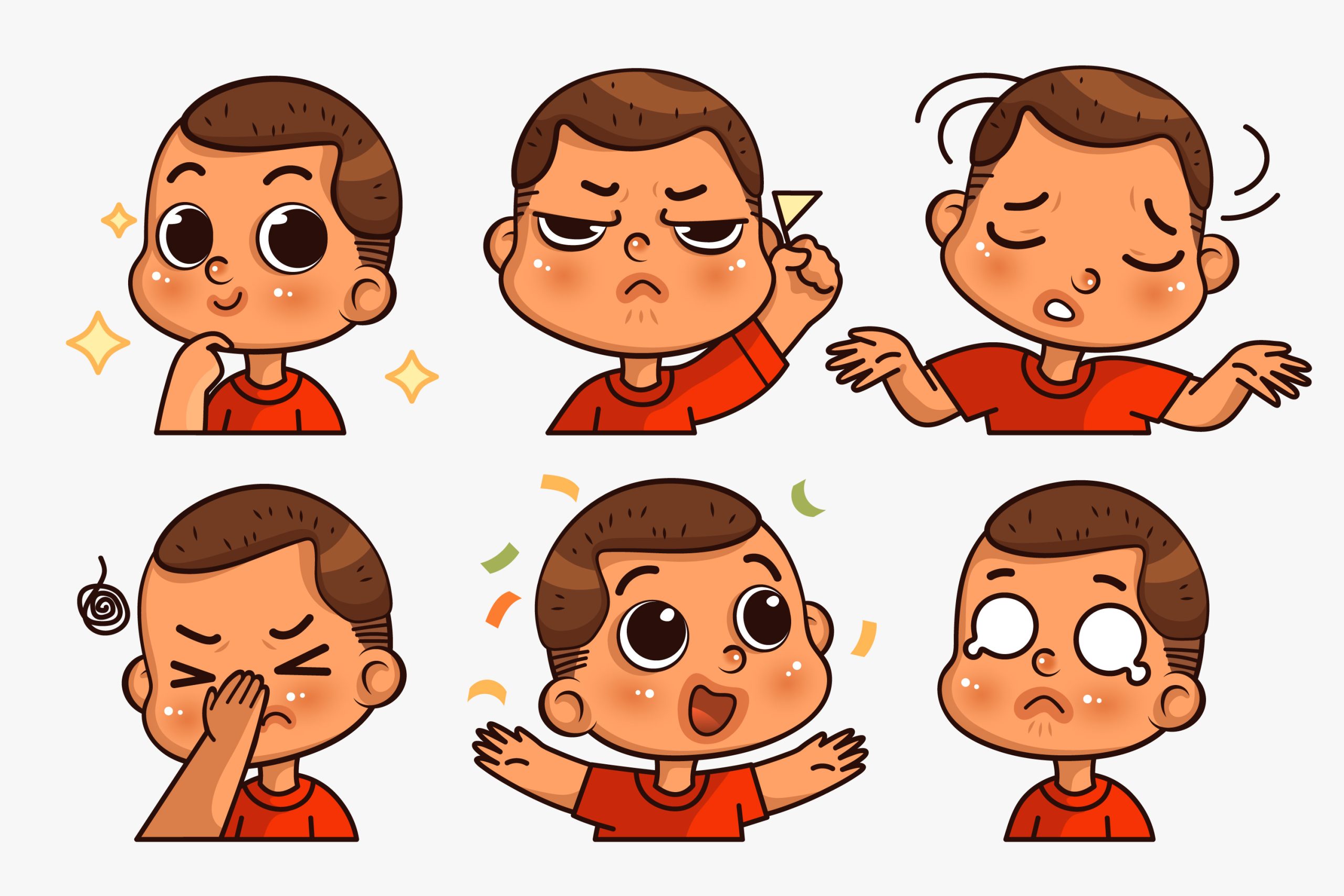 Emoji Perkembanga Sosial dan Emosional Anak - Pic by Freepik