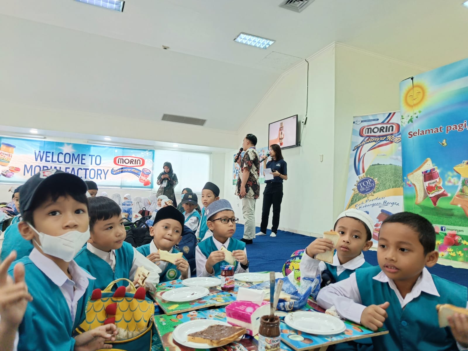 Mujahid kelas 1 di Aula Morin