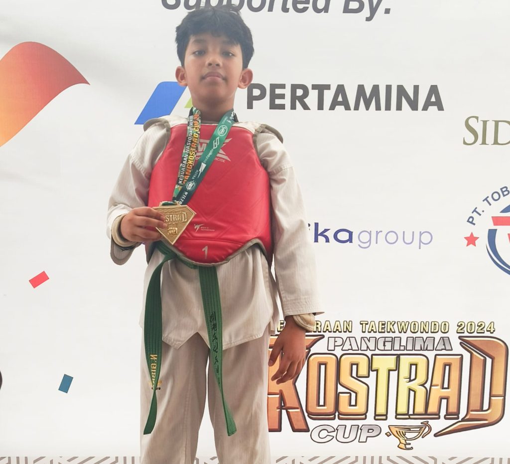 Kelas 4 Arju Medali Emas Pangkostrad Cup Tahun 2024