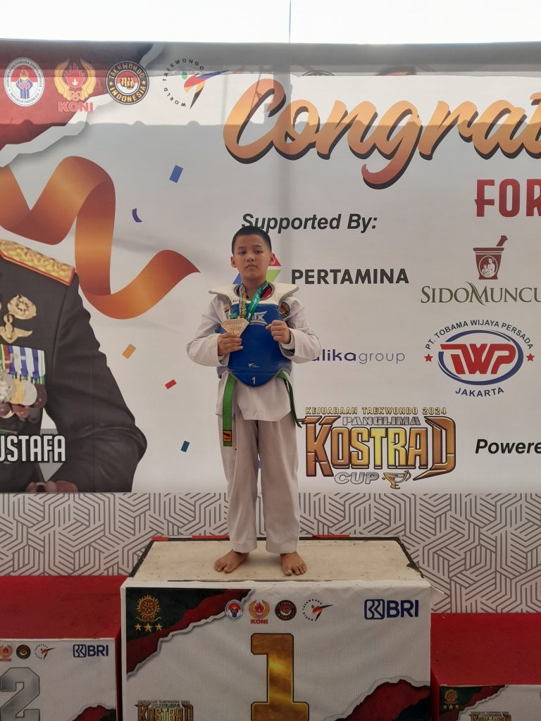 Kelas 5 Gibran Medali Emas Pangkostrad Cup Tahun 2024