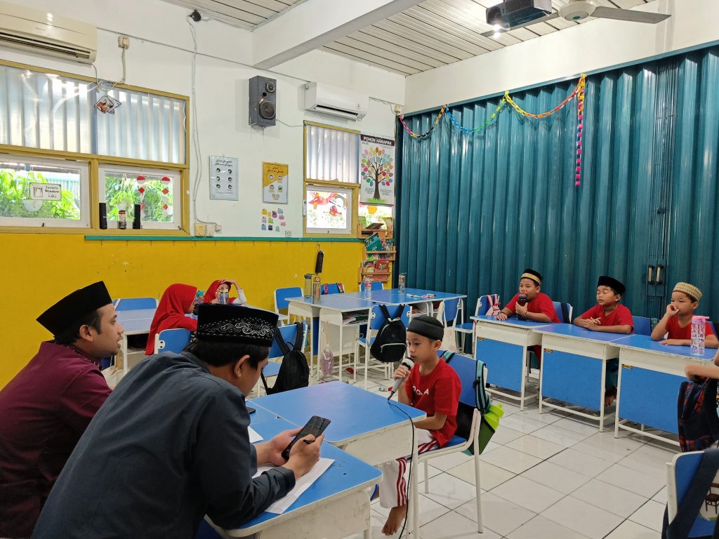 Lomba MHQ pada perayaan hari kemerdekaan Indonesia ke-79 di SDIT Al-Furqon