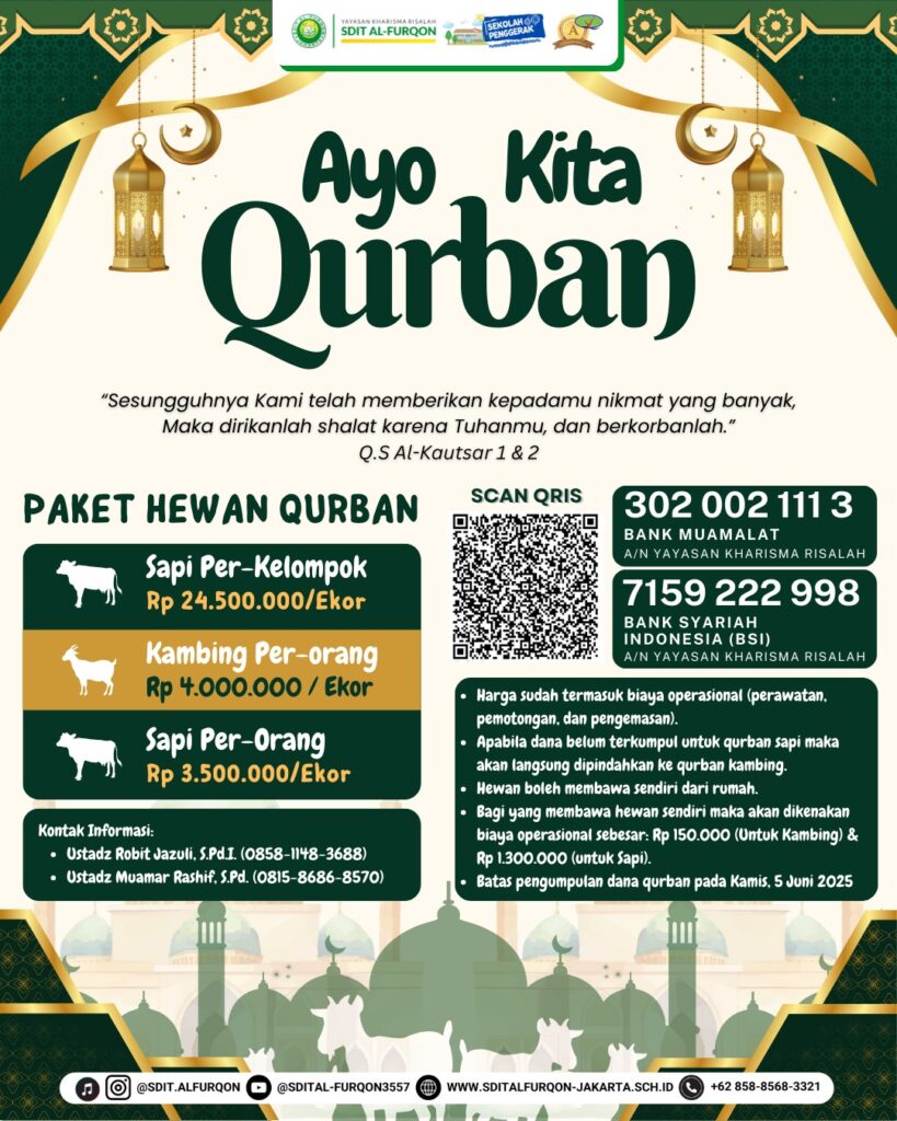 Flyer Qurban 2025 SDIT Al-Furqon